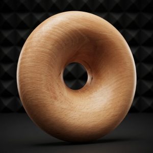 Alternative view of JMLC Le Cléac'h Horn in Solid Beech Wood – 300 to 600mm